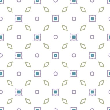 Oval geometrik şekiller görüntü ile Dikişsiz soyut desen