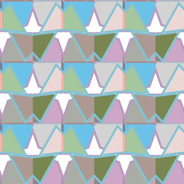 Nahtlose Abstrakte Geometrische Muster Hintergrund — Stockvektor