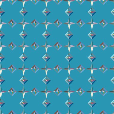 Modern geometrik vektör tasarımı, kusursuz desen çizimi