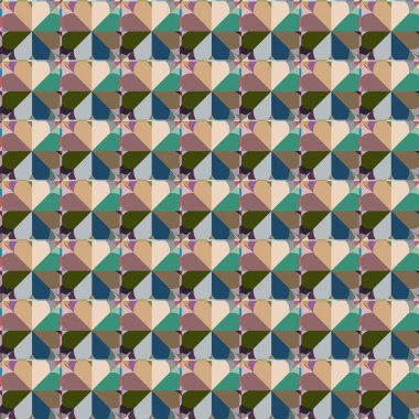 Soyut geometrik şablonun vektör çizimi