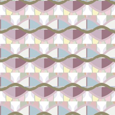 Modern geometrik vektör tasarımı, kusursuz desen çizimi