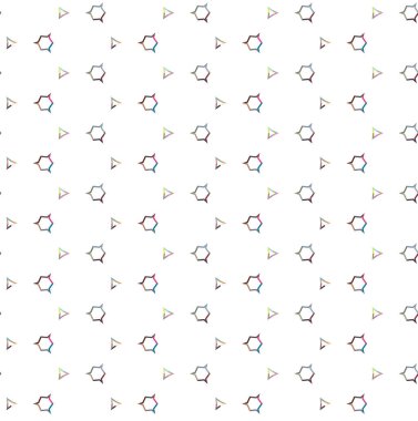 Soyut geometrik şablonun vektör çizimi