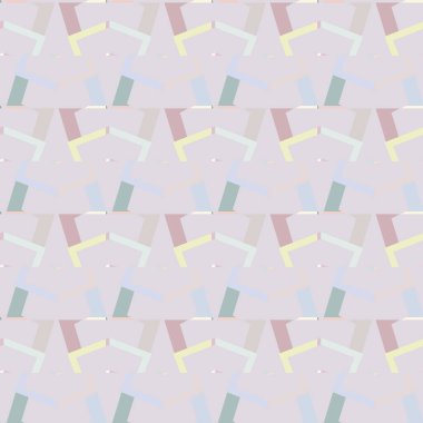 Modern geometrik vektör tasarımı, kusursuz desen çizimi
