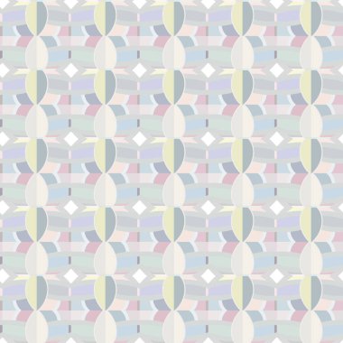 Modern geometrik vektör tasarımı, kusursuz desen çizimi