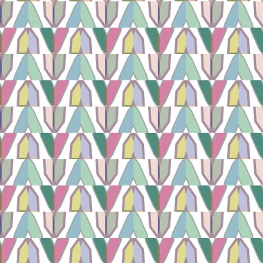 soyut kaleydoskop kumaş dikişsiz arkaplan, vektör illüstrasyonu 