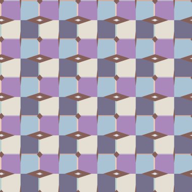 Modern geometrik vektör tasarımı, kusursuz desen çizimi