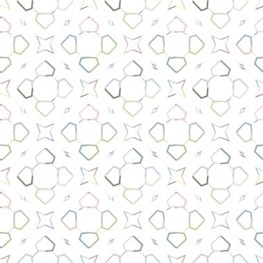 Soyut geometrik şablonun vektör çizimi