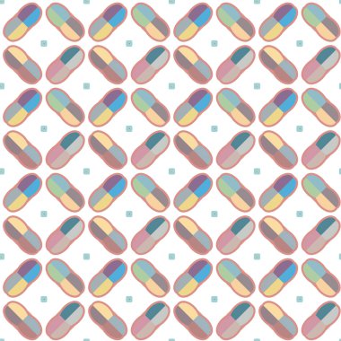 Modern geometrik vektör tasarımı, kusursuz desen çizimi