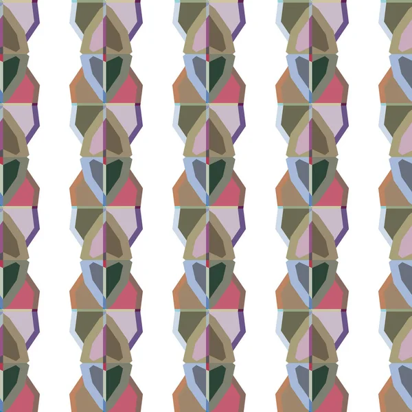 Vektorillustration Abstrakter Geometrischer Muster — Stockvektor
