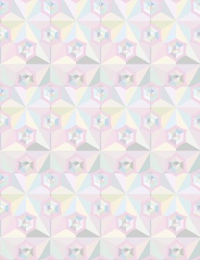 Modern geometrik vektör tasarımı, kusursuz desen çizimi
