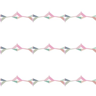 Modern geometrik vektör tasarımı, kusursuz desen çizimi