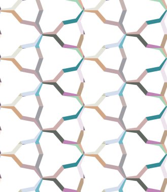 Soyut geometrik şablonun vektör çizimi