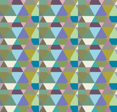 Soyut geometrik şablonun vektör çizimi