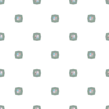 Soyut geometrik şablonun vektör çizimi