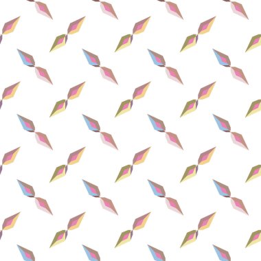 Modern geometrik vektör tasarımı, kusursuz desen çizimi