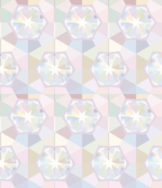 soyut kaleydoskop kumaş dikişsiz arkaplan, vektör illüstrasyonu 