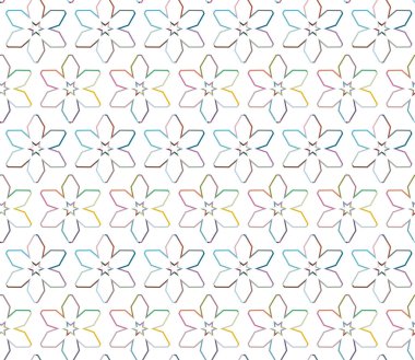 Soyut geometrik şablonun vektör çizimi