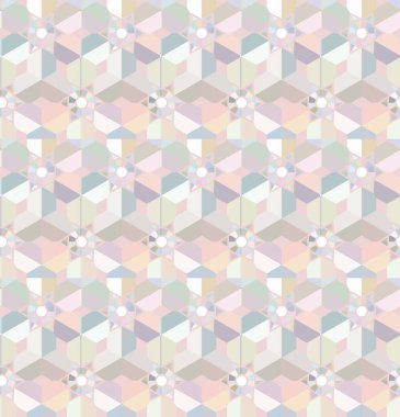 Modern geometrik vektör tasarımı, kusursuz desen çizimi