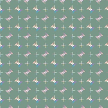 Kalpleri olan kusursuz bir model. Sonsuz geçmiş. vektör illüstrasyonu