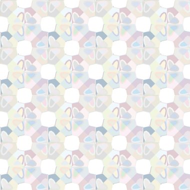 Modern geometrik vektör tasarımı, kusursuz desen çizimi