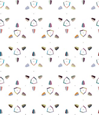 Soyut geometrik şablonun vektör çizimi