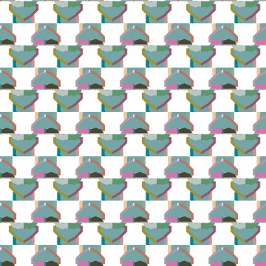 Soyut geometrik şablonun vektör çizimi