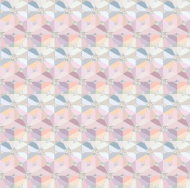 soyut kaleydoskop kumaş dikişsiz arkaplan, vektör illüstrasyonu 