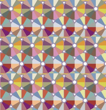 Soyut geometrik şablonun vektör çizimi