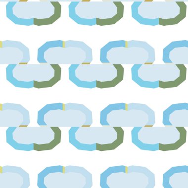 Modern geometrik vektör tasarımı, kusursuz desen çizimi