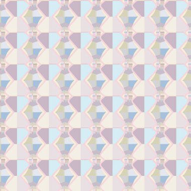 Modern geometrik vektör tasarımı, kusursuz desen çizimi