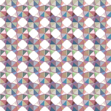 soyut kaleydoskop kumaş dikişsiz arkaplan, vektör illüstrasyonu 