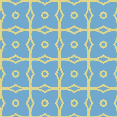 Geometrik şekilli kusursuz desen vektör çizimi