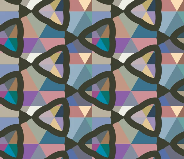 Векторная Иллюстрация Абстрактного Геометрического Шаблона — стоковый вектор