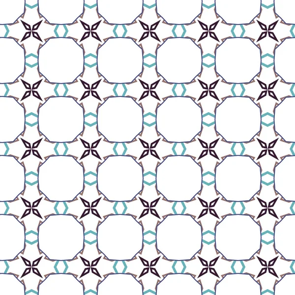 Design Vetorial Geométrico Moderno Ilustração Padrão Sem Costura — Vetor de Stock