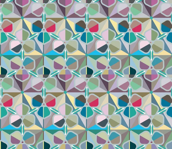 Modern geometrik vektör tasarımı, kusursuz desen çizimi