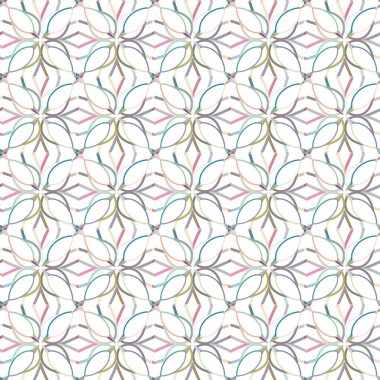 Modern geometrik vektör tasarımı, kusursuz desen çizimi