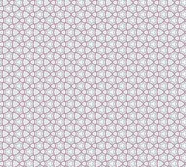 Modern geometrik vektör tasarımı, kusursuz desen çizimi