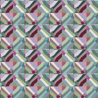 Modern geometrik vektör tasarımı, kusursuz desen çizimi