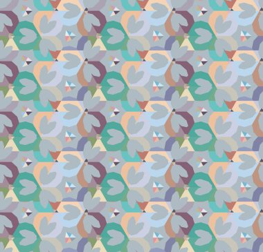 Soyut geometrik şablonun vektör çizimi