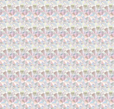 soyut kaleydoskop kumaş dikişsiz arkaplan, vektör illüstrasyonu 