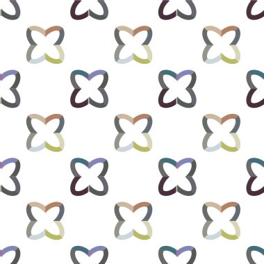 Soyut geometrik şablonun vektör çizimi