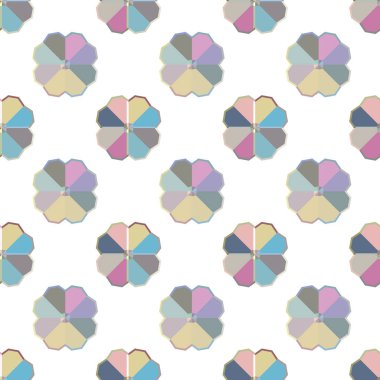 Soyut geometrik şablonun vektör çizimi