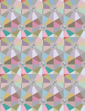 Soyut geometrik şablonun vektör çizimi