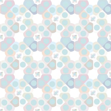 Soyut geometrik şablonun vektör çizimi