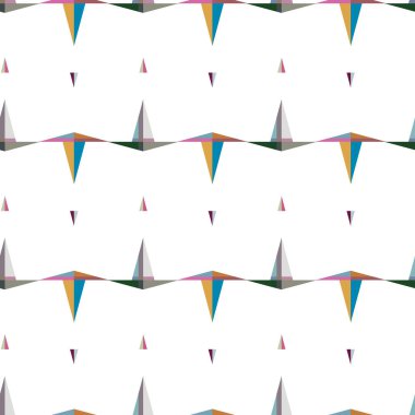 soyut kaleydoskop kumaş dikişsiz arkaplan, vektör illüstrasyonu 