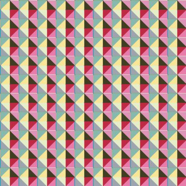 soyut kaleydoskop kumaş dikişsiz arkaplan, vektör illüstrasyonu 