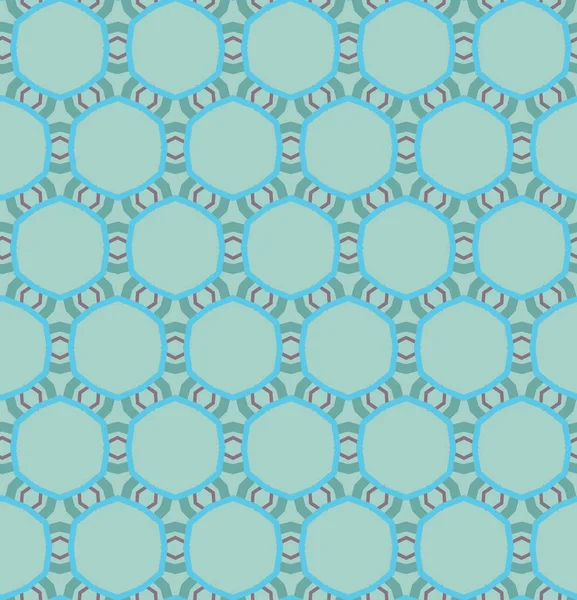 Nahtlose Muster Mit Geometrischen Formen Vektorillustration — Stockvektor