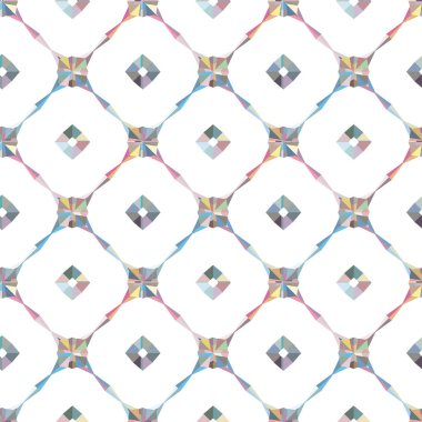 Modern geometrik vektör tasarımı, kusursuz desen çizimi