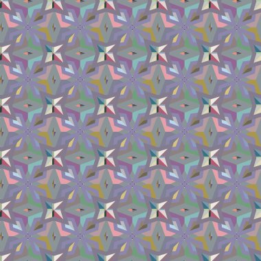 Modern geometrik vektör tasarımı, kusursuz desen çizimi