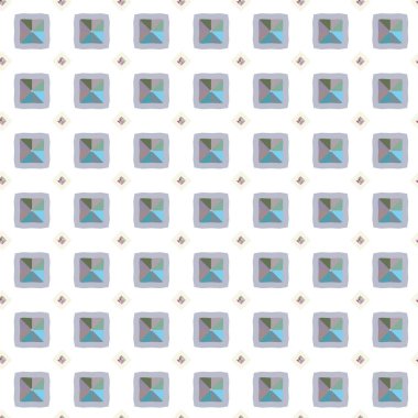 Modern geometrik vektör tasarımı, kusursuz desen çizimi